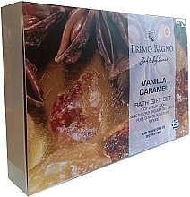 Beauty Set - Primo Bagno Vanilla & Carame Paper Bag Set (b/lot/100 ml + sh/gel/150 ml + soap/100 g+ sponge) — photo N2