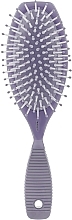 Massaging Hair Brush 10 rows, lilac - Titania — photo N1