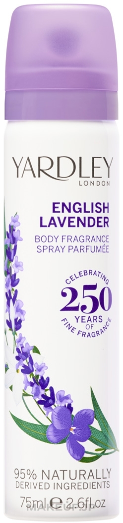 Body Spray - Yardley English Lavender Refreshing Body Spray — photo 75 ml