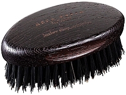 Fragrances, Perfumes, Cosmetics Wenge Beard Brush with Natural Black Bristles - Acca Kappa Wenge Wood Beard Brush with Natural Black Bristles