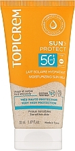 Fragrances, Perfumes, Cosmetics Moisturizing Sunscreen Body Lotion SPF50+ - Topicrem Sun Protect Moisturuzung Sun Milk