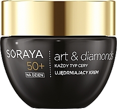 Fragrances, Perfumes, Cosmetics Firming Face Day Cream - Soraya Art&Diamonds Firming Face Cream 50+