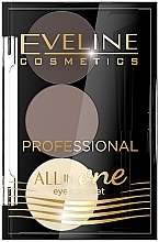 Fragrances, Perfumes, Cosmetics Brow Styling Set - Eveline Cosmetics All In One Eyebrow Styling Set