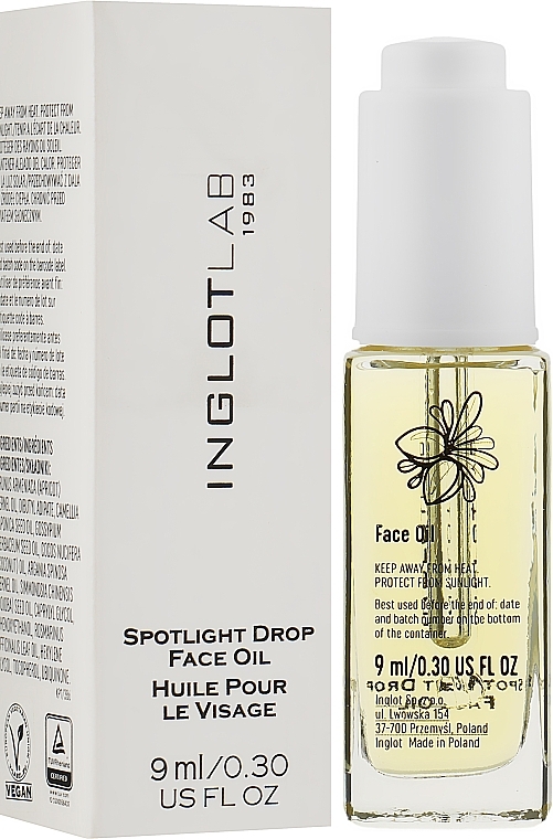 Face Oil - Inglot Lab Spotlight Drop Face Oil — photo N1