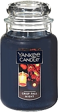 Fragrances, Perfumes, Cosmetics Scented Candle in Jar 'Crispy Autumn Night' - Yankee Candle Crisp Fall Night Candle