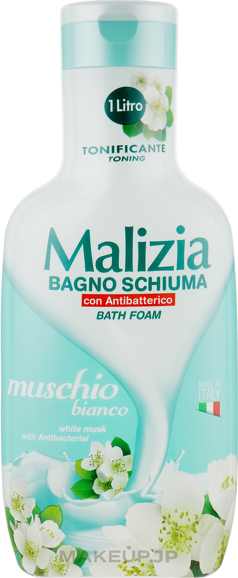 White Musk Bath Foam - Malizia Bath Foam White Musk — photo 1000 ml