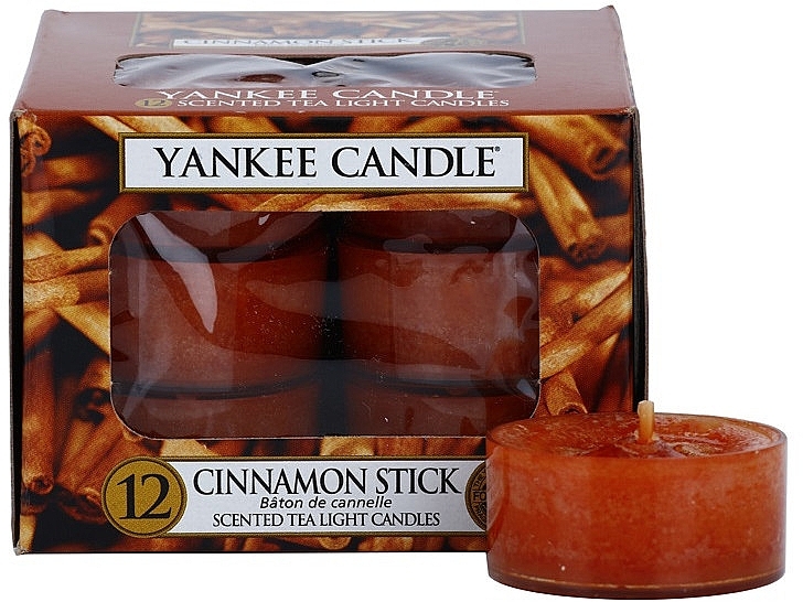 Tea Light Candles - Yankee Candle Scented Tea Light Candles Cinnamon Stick — photo N1