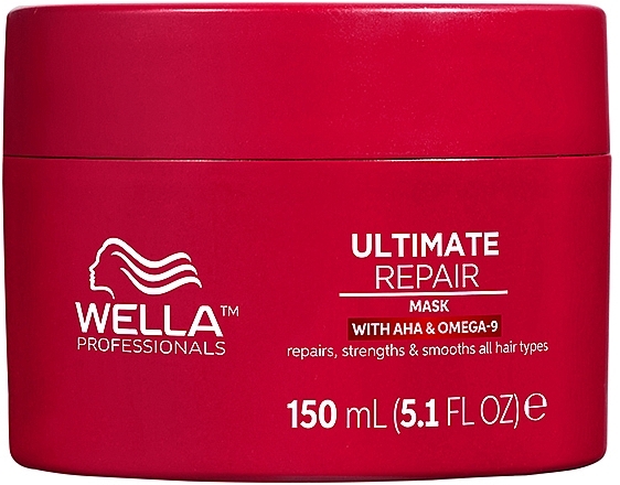 All Hair Types Cream Mask - Wella Professionals Ultimate Repair Mask With AHA & Omega-9 — photo N3