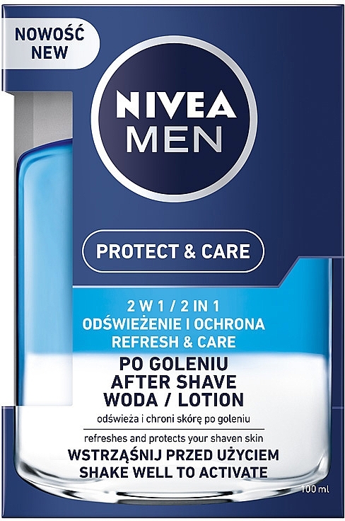 After Shave Lotion "Protection and Care" - NIVEA MEN After Shave Lotion — photo N1