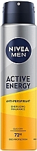 Active Energy Anti-Perspirant - Nivea Men Active Energy Antiperspirant — photo N1