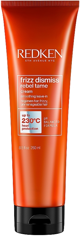 Leave-In Thermo-Protective Cream - Redken Frizz Dismiss Rebel Tame — photo N1