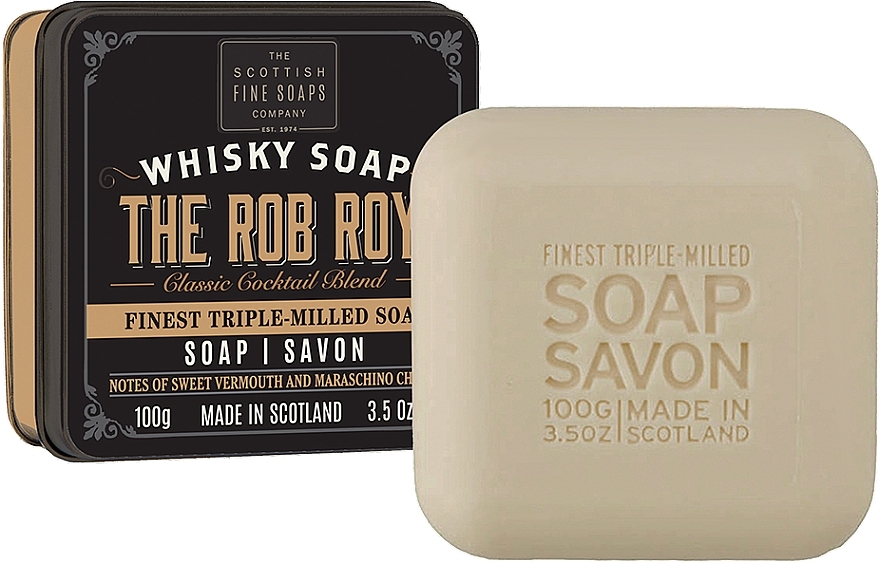 Soap "The Rob Roy" - Scottish Fine Soaps The Rob Roy Sports Soap In A Tin — photo N2