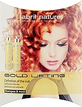 Fragrances, Perfumes, Cosmetics Set - Abril et Nature Stem Cells Gold Lifting (shampoo/30ml + mask/30ml)