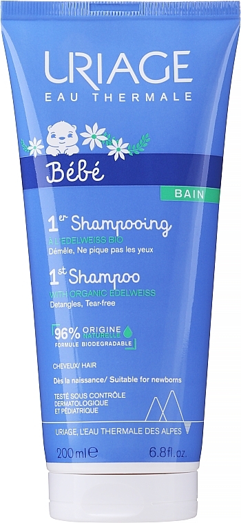 Baby Extra Gentle Shampoo - Uriage 1Er Shampooing Extra Doux — photo N1