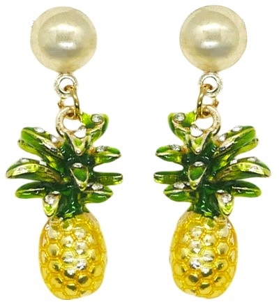 Women Earrings, pineapples - Lolita Accessories — photo N1