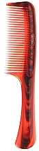 Hair Comb PE-25, 23 cm, with rounded handle - Disna — photo N2