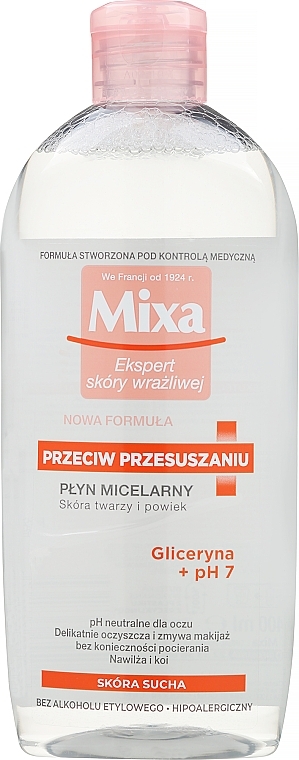 Micellar Water for Dry Skin - Mixa Anti-Dryness Micellar Water — photo N1