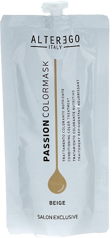 Conditioning Color Mask - Alter Ego Be Blonde Passion Color Mask Beige — photo N1