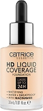 Fragrances, Perfumes, Cosmetics Liquid Foundation - Catrice HD Liquid Coverage Foundation