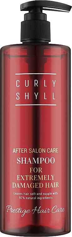 Revitalizing Shampoo for Very Damaged Hair - Curly Shyll After Salon Care Shampoo — photo N1