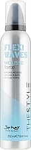 Curl Styling Mousse - Be Hair The Style Flexi Waves Strong Mousse — photo N1