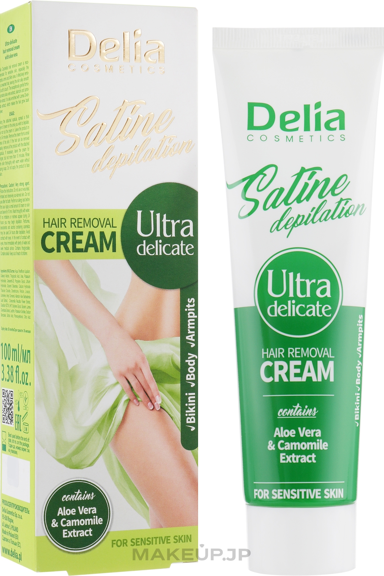 Ultra-Gentle Depilation Cream 3in1 - Delia Satine Depilation — photo 100 ml