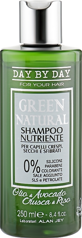 Nourishing Shampoo for Curly, Dry & Damaged Hair - Alan Jey Green Natural Shampoo — photo N1