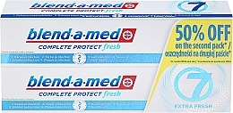 Fragrances, Perfumes, Cosmetics Toothpaste Set "Complex 7" - Blend-a-med Complete 7 Extra Fresh