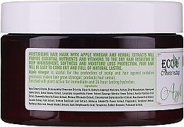 Dry Hair Mask "Apple Vinegar" - ECO U Apple Vinegar Hair Mask For Dry Hair — photo N3