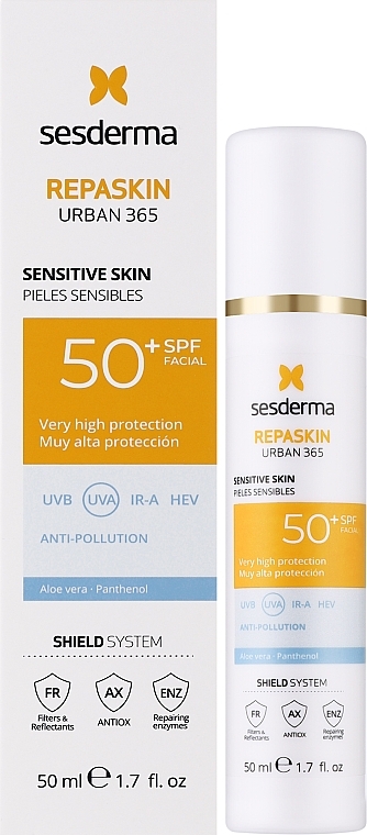 Sensitive Skin Sunscreen - Sesderma Repaskin Urban 365 Sensitive Skin SPF50+ — photo N2