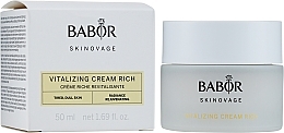 Fragrances, Perfumes, Cosmetics Rich Cream "Skin Perfection" - Babor Skinovage Vitalizing Cream Rich