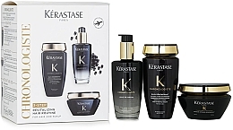 Fragrances, Perfumes, Cosmetics Set - Kerastase Chronologiste 3-Step Revitalizing Hair Routine (h/shmp/250ml + h/mask/200ml + h/oil/100ml)