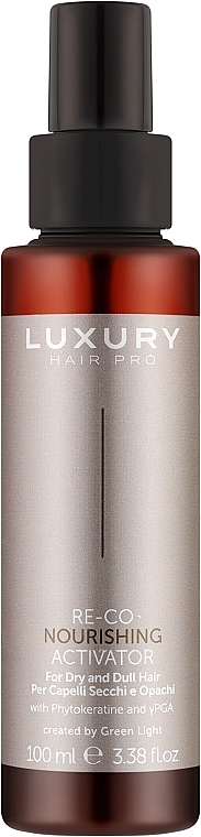 Hair Nutrition Activator Spray - Green Light Luxury Hair Pro Re-Co Nourishing Activator For Dry and Dull Hair — photo N1