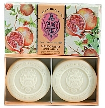 Fragrances, Perfumes, Cosmetics Soap "Pomegranate" - La Florentina Pomegranate Soap