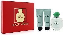 Fragrances, Perfumes, Cosmetics Giorgio Armani Acqua di Gioia - Set (edp/50 ml + b/lot/75 ml + sh/gel/75 ml)