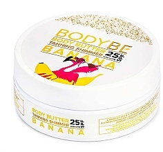 Fragrances, Perfumes, Cosmetics Shimmer Sun Cream SPF 25 - Bodybe Body Butter Tanning Shimmer SPF25 Banana