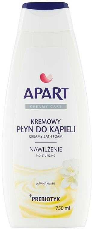 Bath Cream Foam "Jasmine" - Apart Prebiotic Creamy Bath Foam Jasmine — photo N1