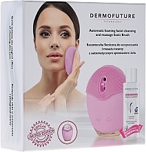 Fragrances, Perfumes, Cosmetics Set with Pink Electric Toothbrush - Dermofuture (son/brush + f/gel/150ml)