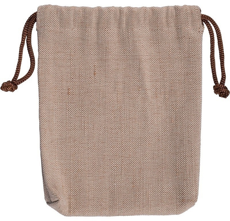 GIFT! Cosmetic Bag 'Eco Sack', 99182, brown drawstring - Top Choice — photo N1