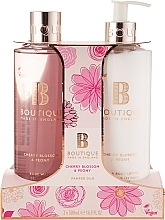 Set - Grace Cole Boutique Cherry Blossom & Peony Body Care Duo (b/lot/500ml + sh/gel/500ml) — photo N1