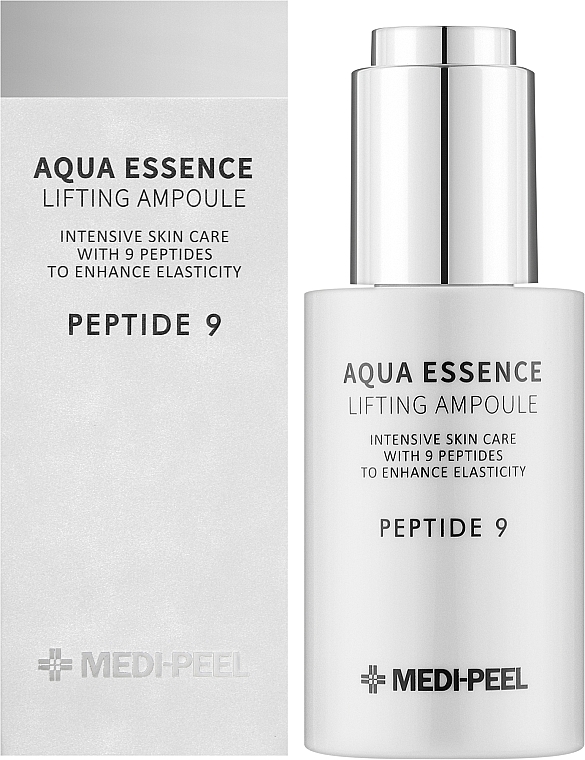 Face Serum with Peptide Complex - MEDIPEEL Peptide 9 Aqua Essence Lifting Ampoule — photo N1