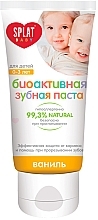 Fragrances, Perfumes, Cosmetics Kids Toothpaste "Vanilla" - Splat Baby 0-3