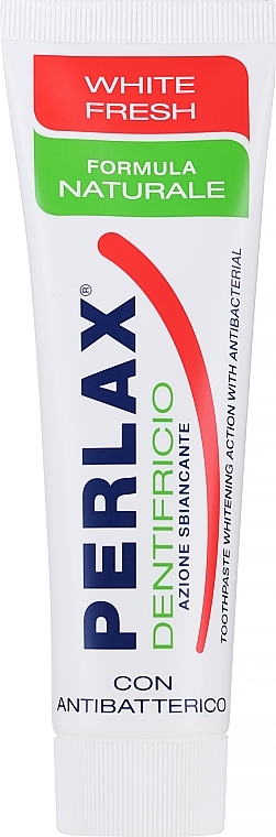 Fluoride-free Toothpaste 'White Fresh' - Mil Mil Perlax Toothpaste Whitening Action With Antibacterial — photo N1