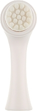 Fragrances, Perfumes, Cosmetics Face Cleansing Massager-Brush with Handle, white - Touch