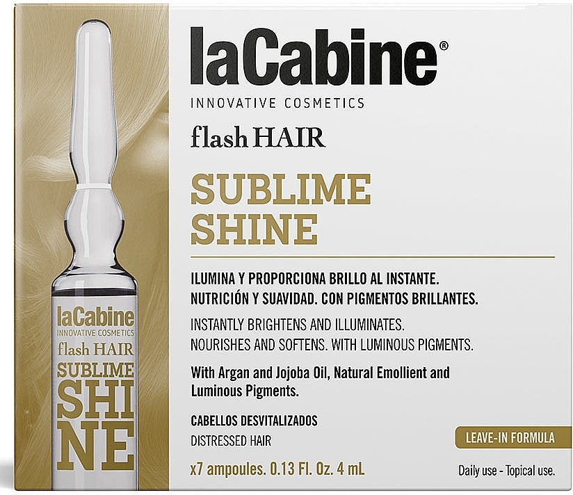 Hair Ampoule - La Cabine Flash Sublime Shine Ampules — photo N1