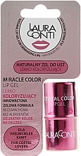 Fragrances, Perfumes, Cosmetics Moisturizing Pink Color Lip Gel - Laura Conti Miracle Color Lip Gel