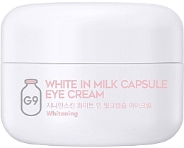 Lightening Eye Cream with Milk Proteins - G9Skin White In Milk Capsule Eye Cream — photo N1