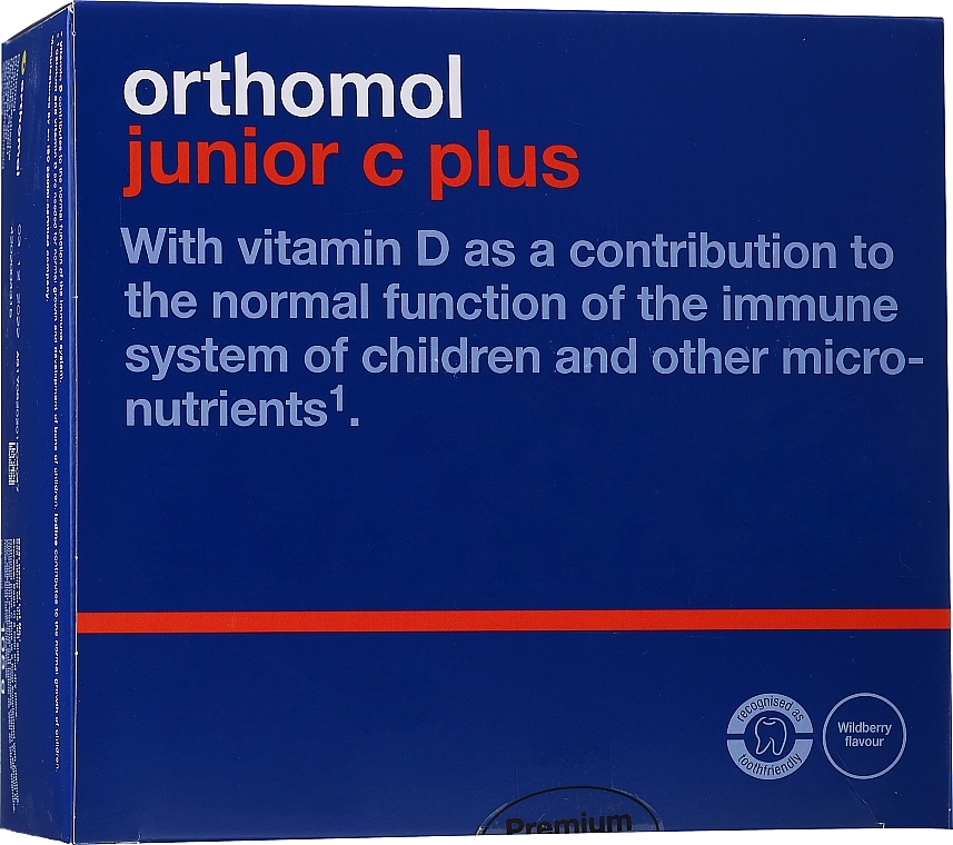 Junior C Plus Vitamin, berries - Orthomol Immun — photo N1