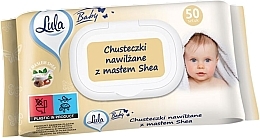 Fragrances, Perfumes, Cosmetics Baby Wet Wipes with Shea Butter, 50 pcs - LULA Baby