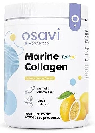 Marine Collagen Food Supplement - Lemon Flavour - Osavi Marine Collagen Wild Cod Lemon — photo N1